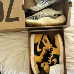 The Jordan Ones Are Size 6 And Yeezys Are 7 