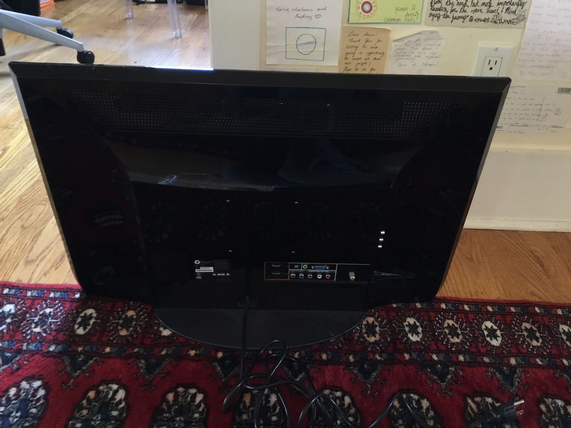 VIZIO Model No. M260VA Flat Screen TV w/ remote. Used but working fine