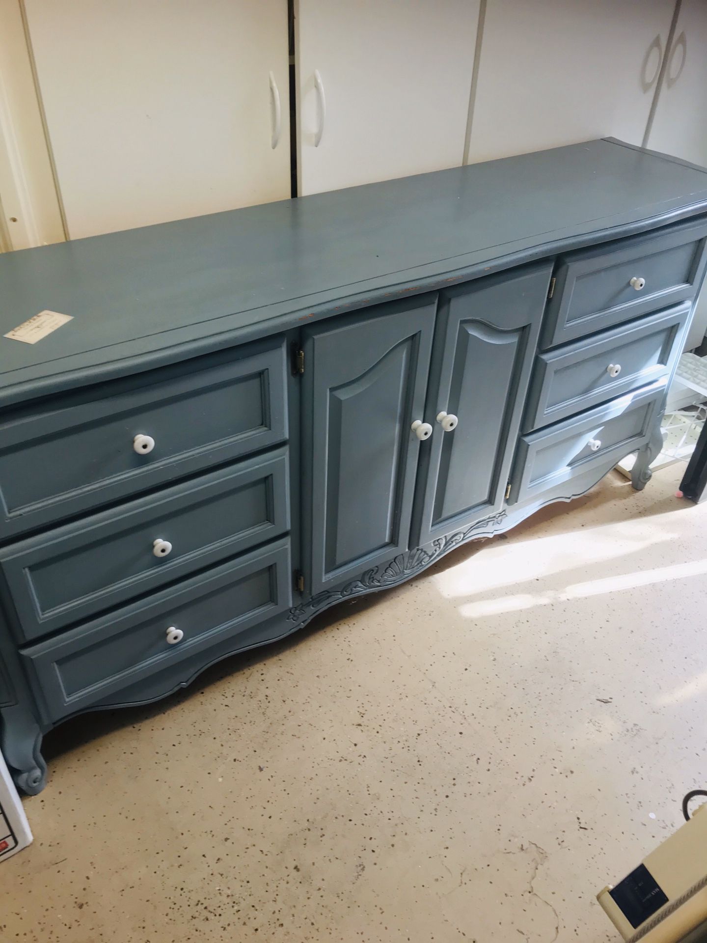 Buffet, a lot of nice storage . Chalk painted