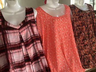 $8.00 Each Blouse.  Size 3 X-Large True To Size. Excellent Buy. 