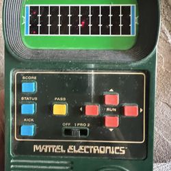 Electronic Handheld Mattel Football 2 Game 