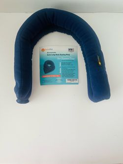 SunnyBay BioMed Microwavable Cotton & Fleece Extra Long Neck Heating Blue Wrap