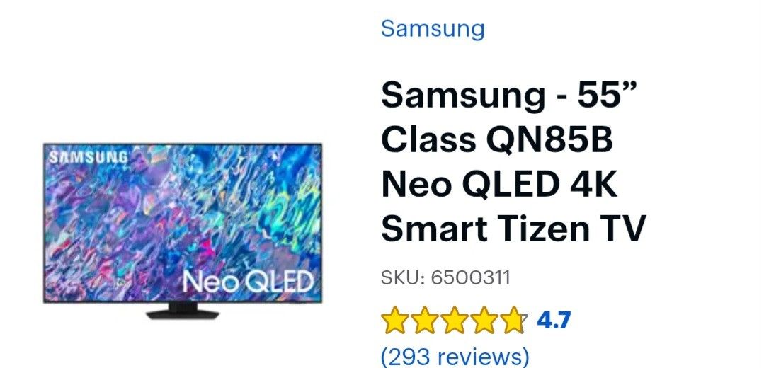 Tv 55 inch
