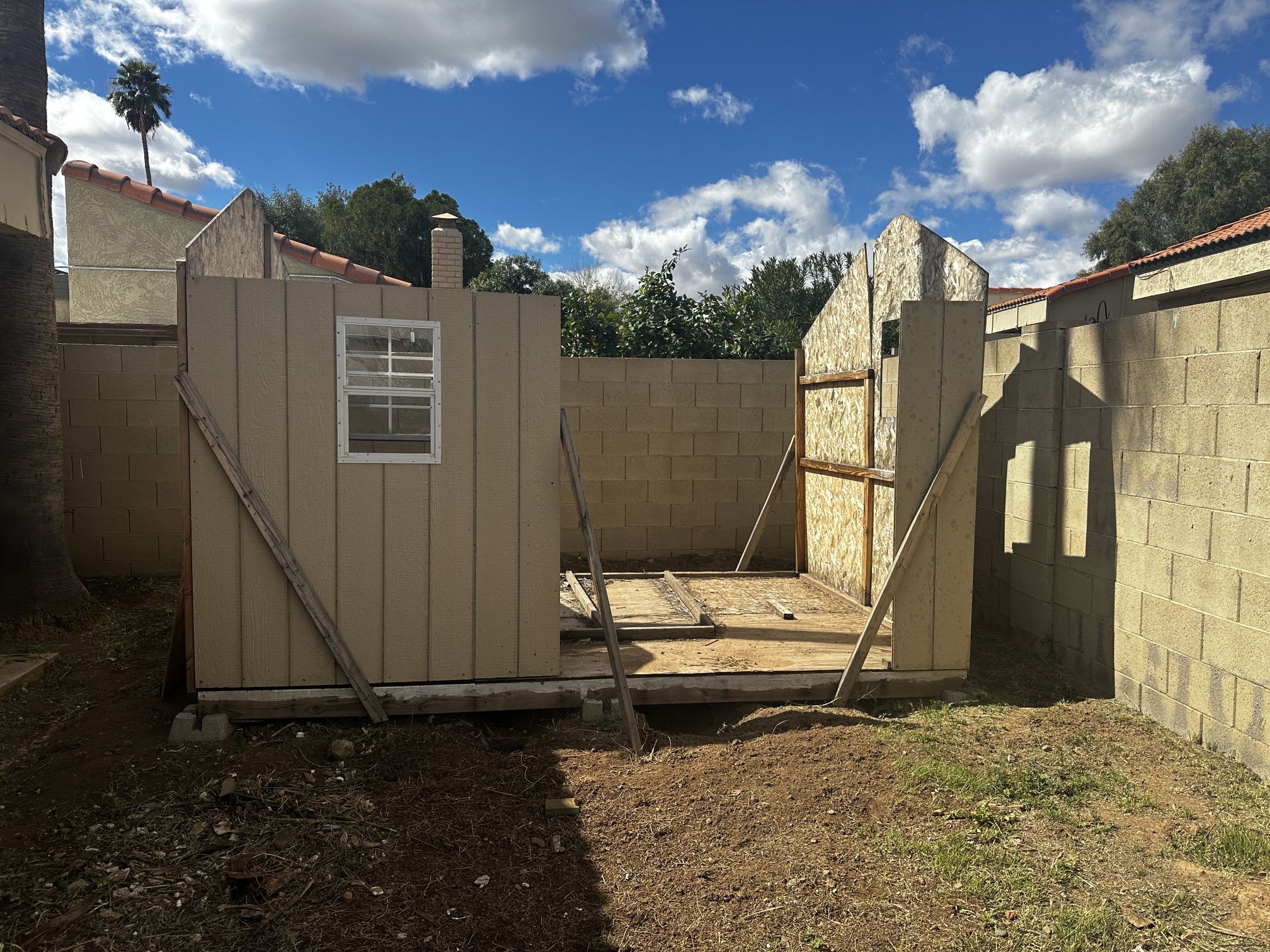 Half Built Shed From Home Depot And Extra Wood for Sale in Phoenix, AZ ...