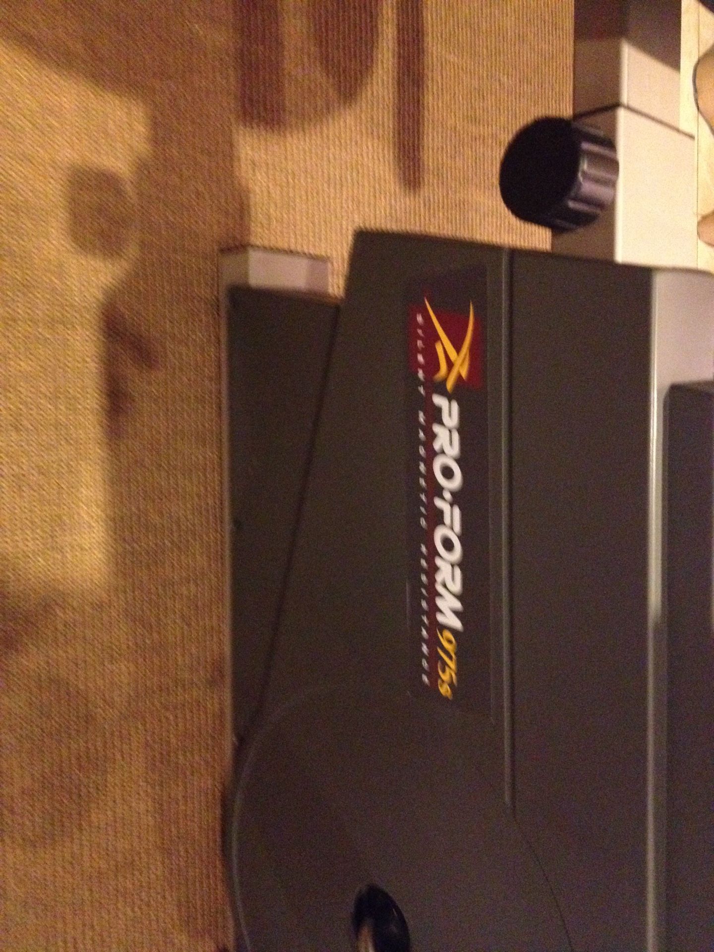 Pro Form 975s Recumbent Exercise Bike with Pacer .25 mile lap and