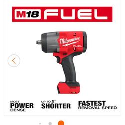 Milwaukee
M18 FUEL 18V Lithium-Ion Brushless Cordless 1/2 in. Impact Wrench with Friction Ring (Tool-Only)