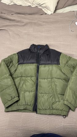H&M green and black puffer XL MEN