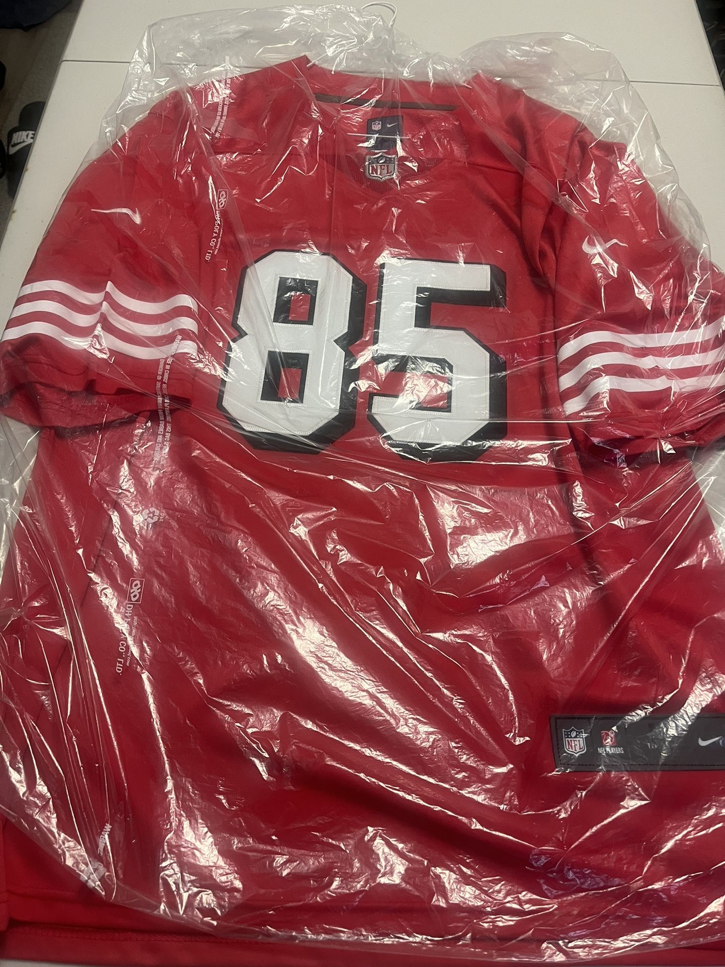 Kittle new Jersey with tags. other players also different sizes