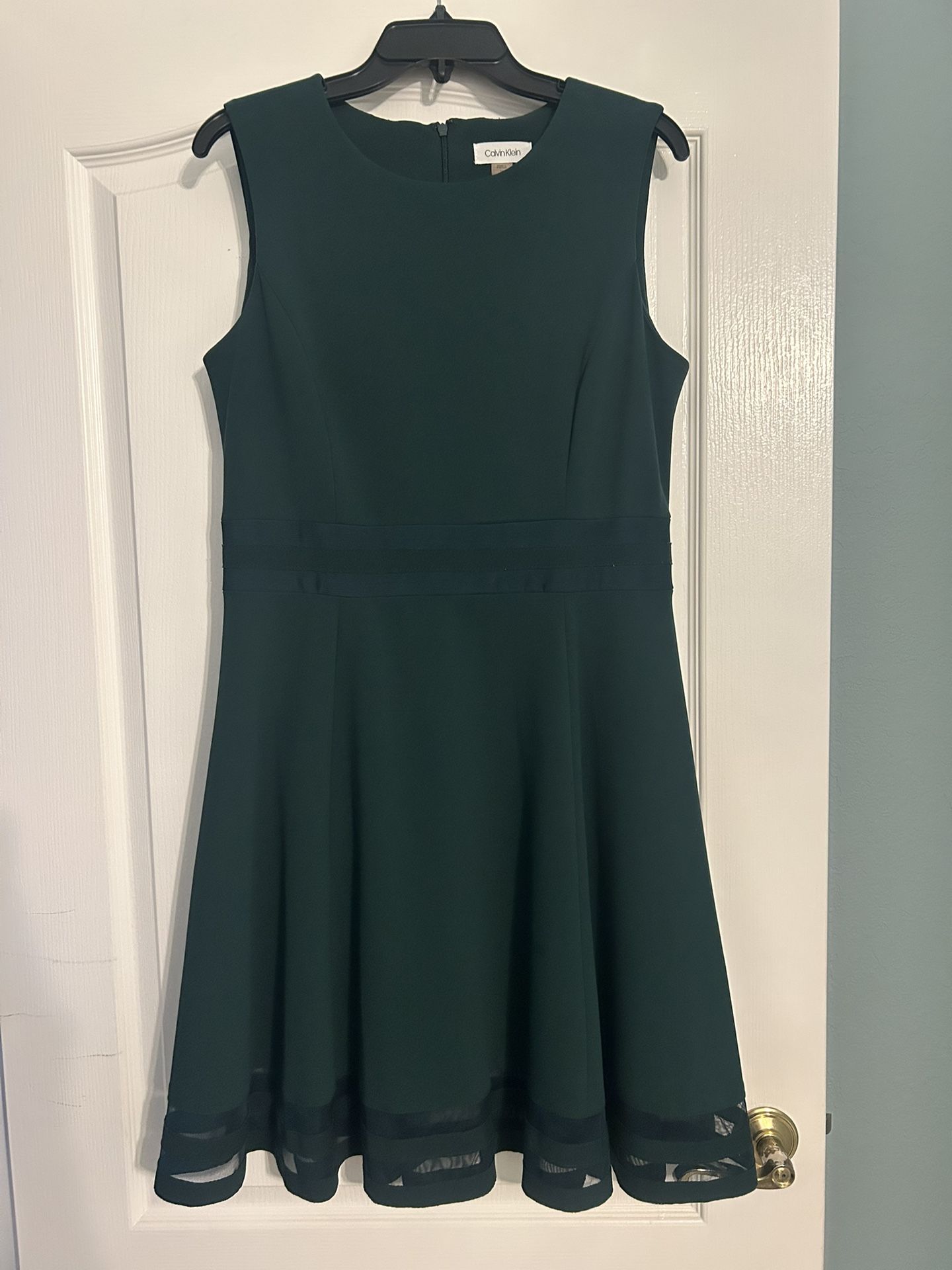 Calvin Klein Women’s Dress Size 12 Forest Green Graduation Wedding