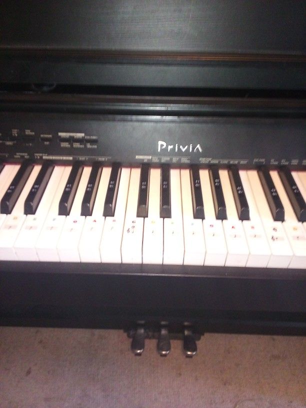 Privia 860 Full Size Keyboard In A Streamlined Piano Format
