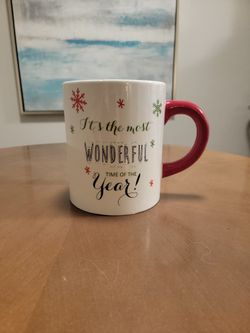Large Christmas Utensil Jar Cup Thing