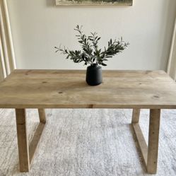6FT X 3FT Solid Wood Modern Rustic Farmhouse Dining Table 
