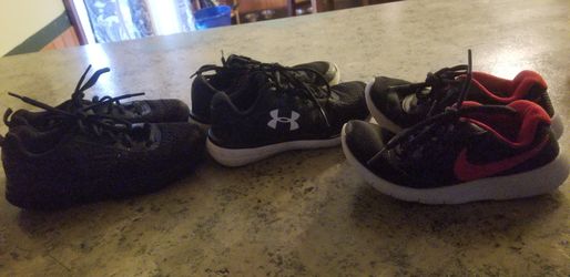 Nike,Under Armour, Sketcher shoes 12c 13c