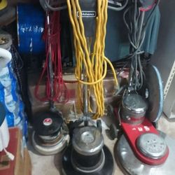 Floor Buffer, Polisher, Pulidora & Janitorial Supplies 