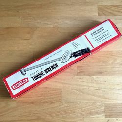 VINTAGE Craftsman 9-44481 Torque Wrench 1/2" Drive 0-100 Ft-Lb with Box USA