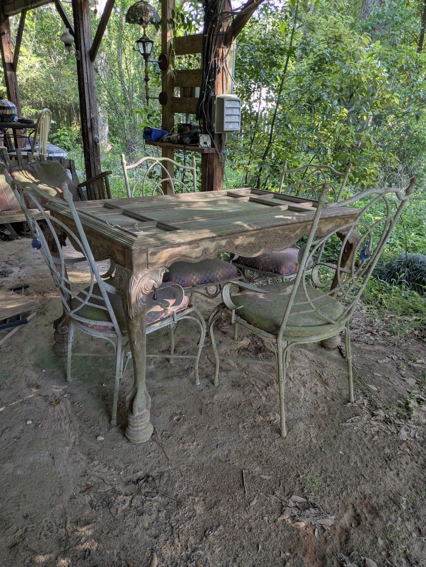 Custom Table And Chairs