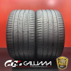 Set of 2 Tires LikeNEW Pirelli P-Zero PZ4 (PNCS) ELECT (BH) XL 315/30ZR22 #95383