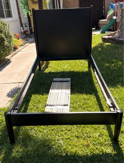 Twin Ashley furniture frame in black!