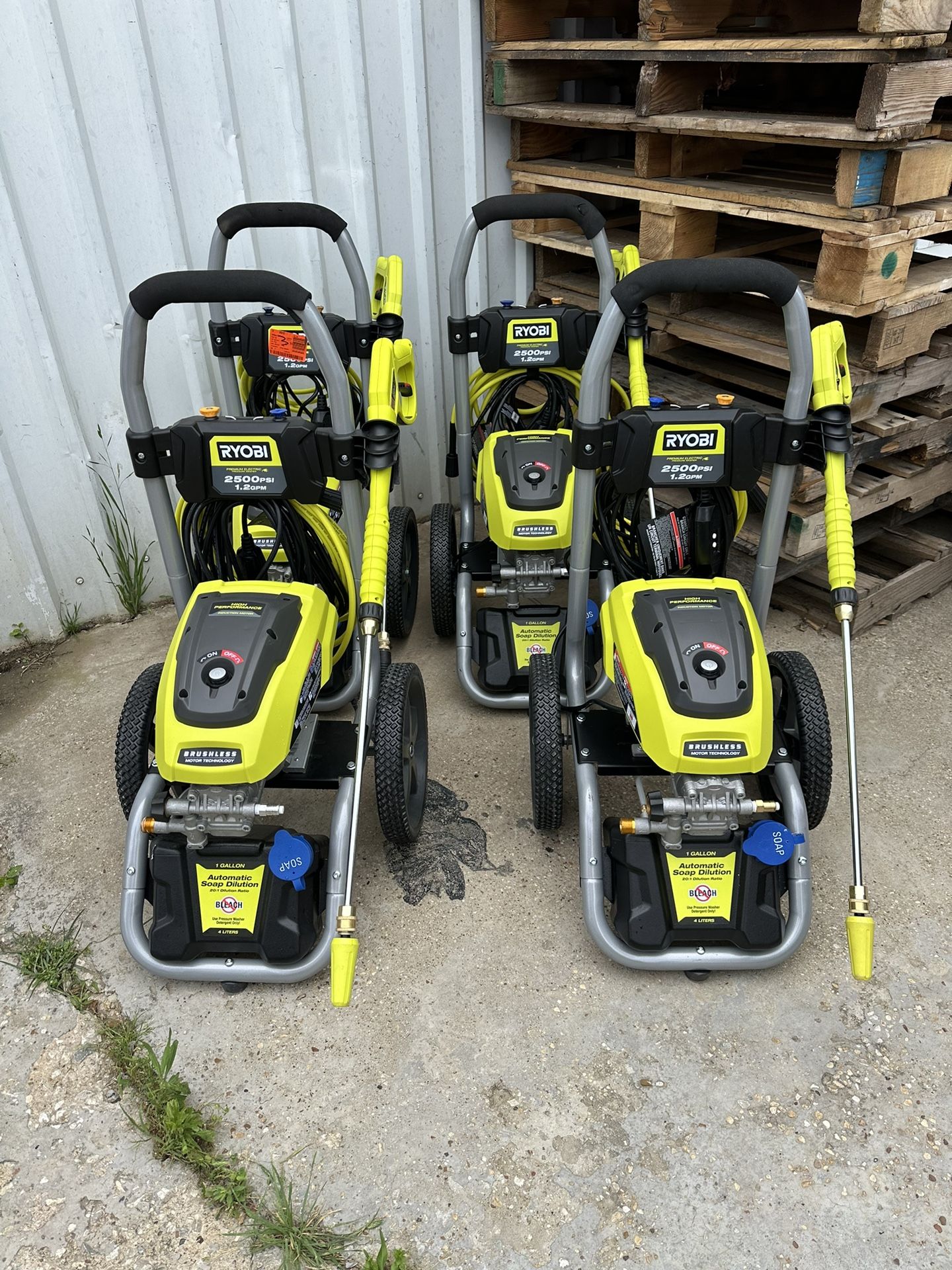 RYOBI 2500 PSI 1.2 GPM High Performance Cold Water Electric Pressure Washer All parts USED $225 each $225