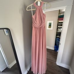 Pink David’s Bridal Bridesmaid Dress Size 2
