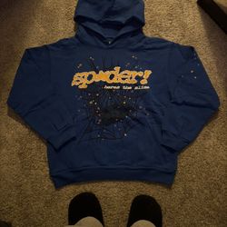 Blue and Yellow Spider Hoodie