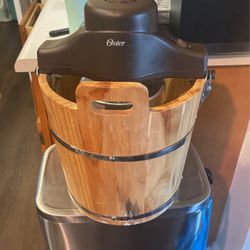 Poster 4 Quart Wood Bucket I’ve Cream Maker