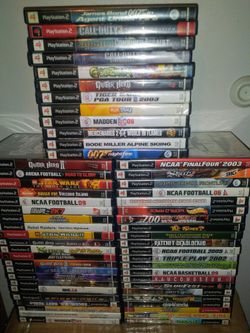 Ps2 games 5 each or 3 for 10.00