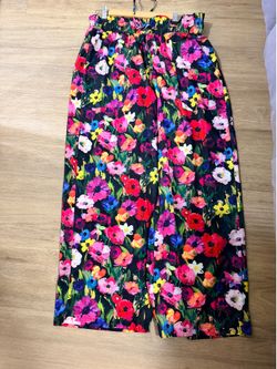 SHEIN floral garden flowy pants