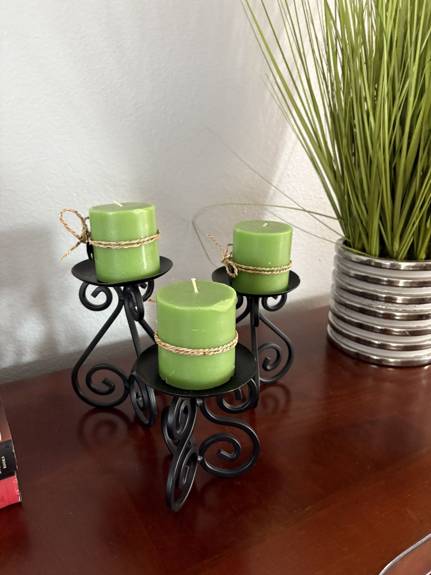 Candle Bases With Candle Set