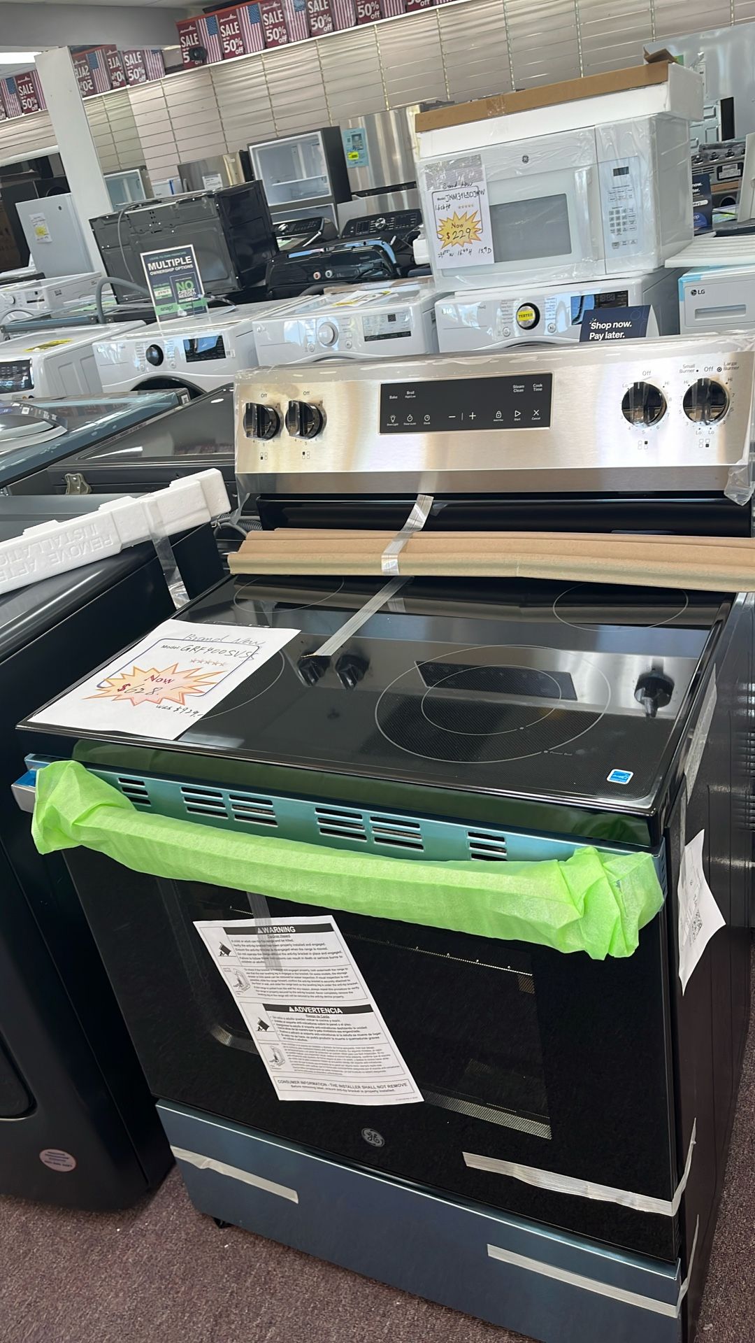 Stove Stainless Steel New Open Box And 1 Year Warranty
