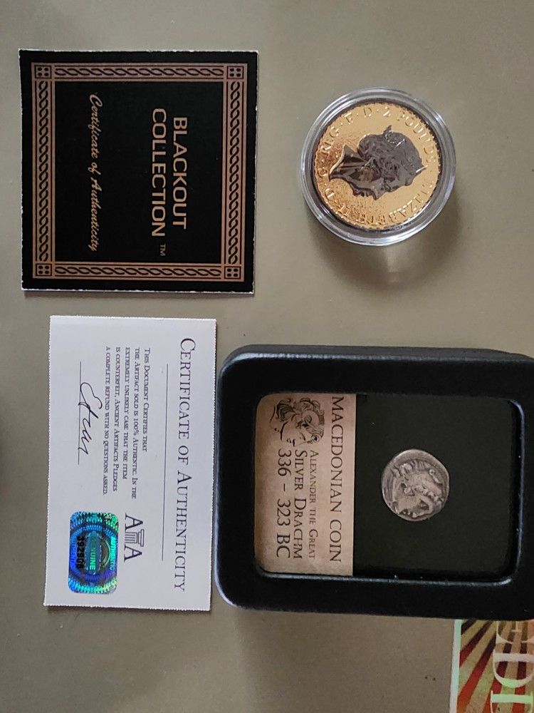 Ancient Coin And Gold And Silver Coin 