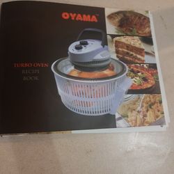 Oyama  air fryer . turbo oven. white. in excellent condition