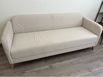 Cream sofa