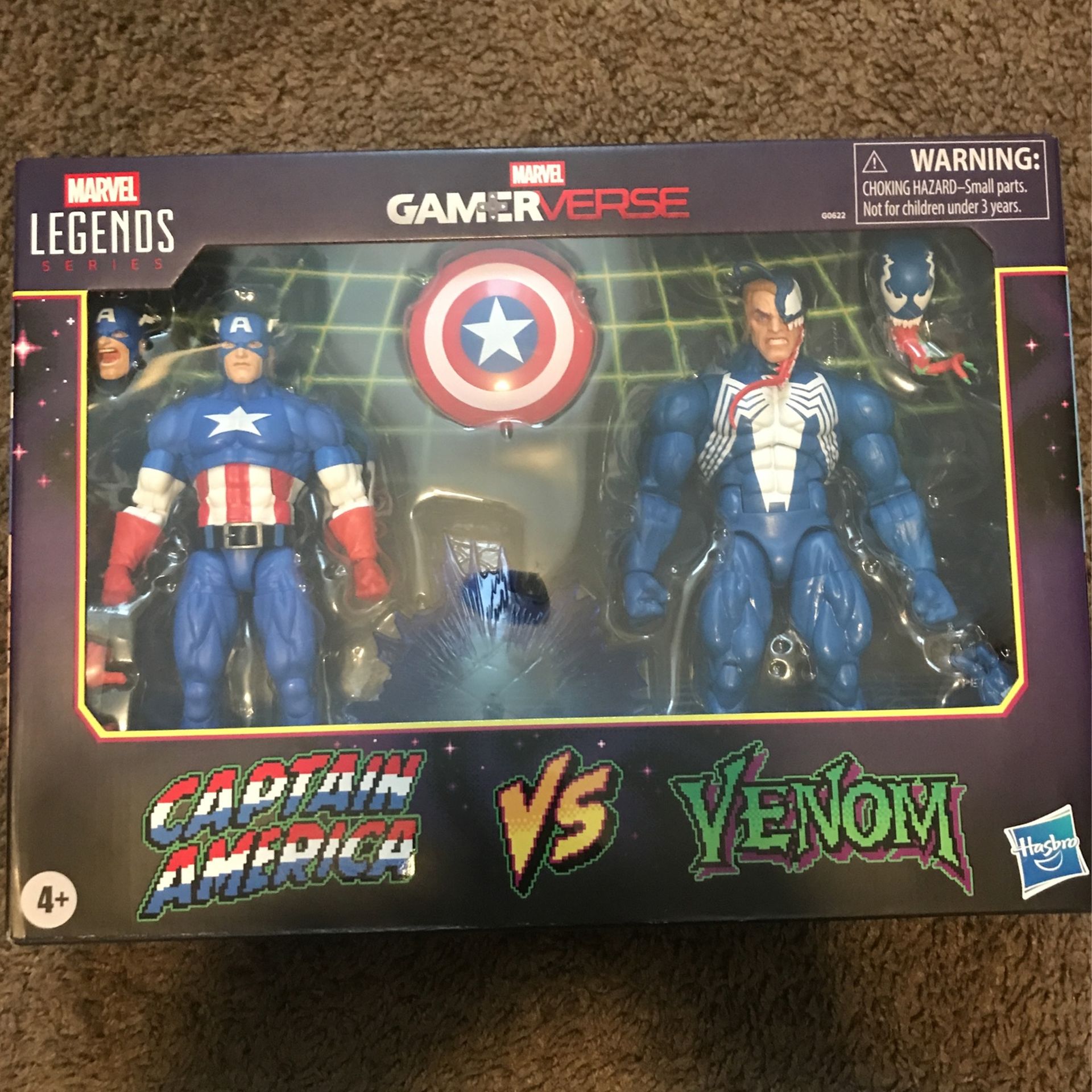 Marvel Legends Gamerverse Captain America Vs Venom