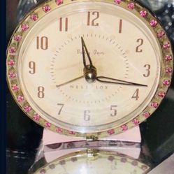 Antique Alarm Clock Pink