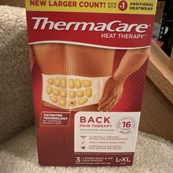 ThermaCare Heat Therapy Back Pain Wraps new $7