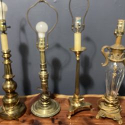 4 Vintage Lamps