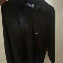 Camisa maja negra M
