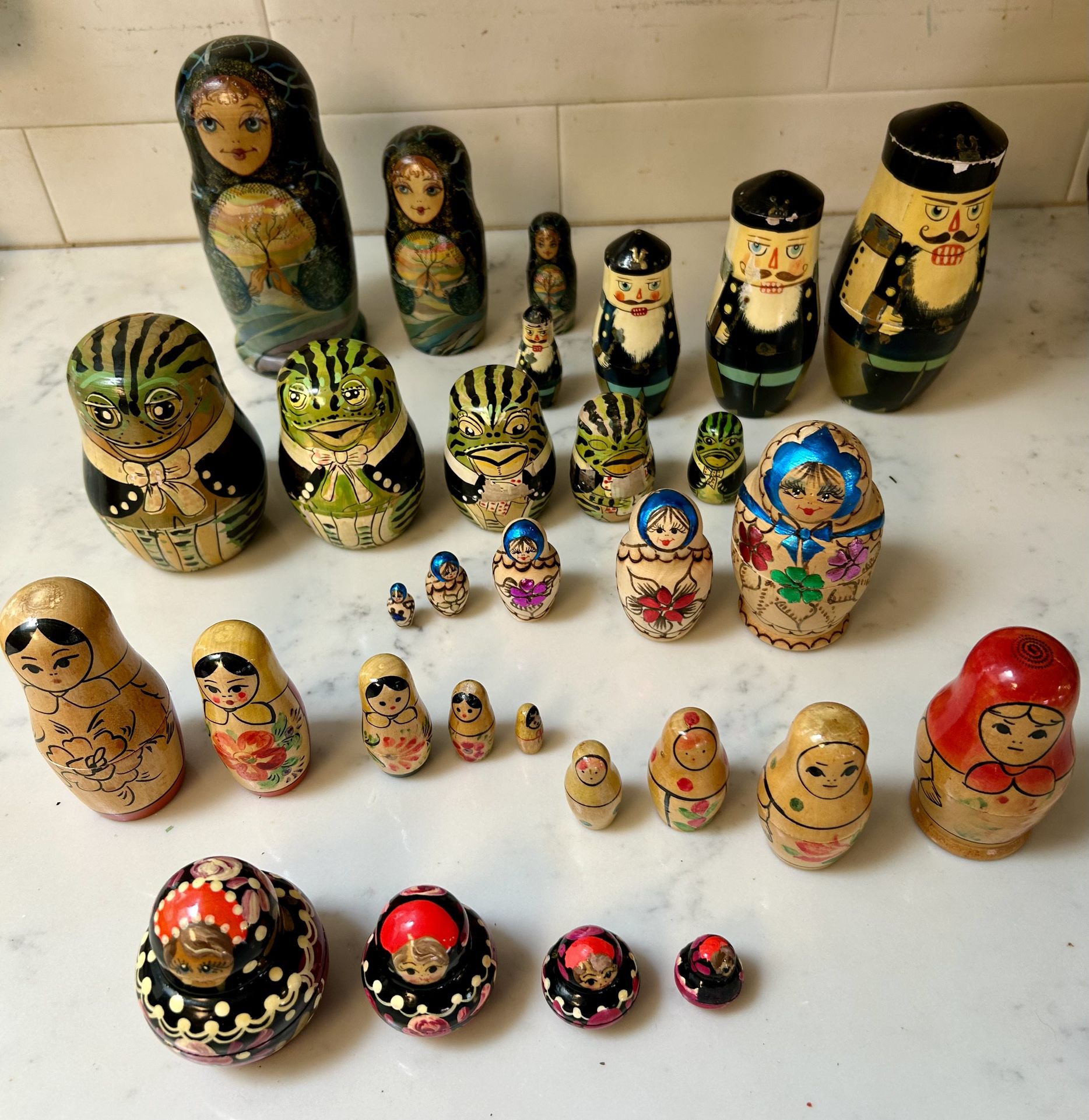 6 Sets Russian Nesting Dolls