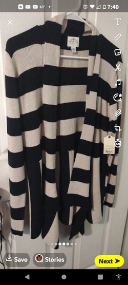 St. John's Bay cardigan tag still on it