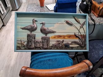 Coastal Seagull 3D Metal Wall Art