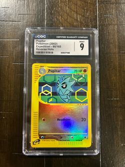 CGC 9 Pupitar Reverse Holo 90/165 Expedition ENG 2002 •EXTREMELY LOW POP ‼️