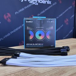 LIAN LI RGB Infinity Fans + Cable Kits On SALE