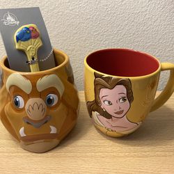 Disney Beauty & the Beast mug set