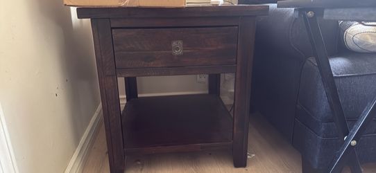 Coffee table and two end tables