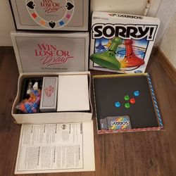 4 BOARD GAMES $5 GETS YOU ALL 4