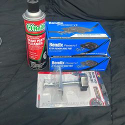 New Bendix Ceramic Front And Back Brake Pads 