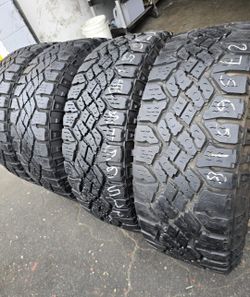 4 used tires Lt275 65r18 Goodyear Wrangler  A/T $200.00 all 4.
FIRM PRICE, FIRM PRICE FIRM PRICE, FIRM PRICE