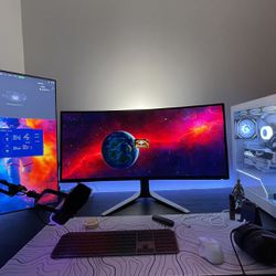 OLED 34 Inch Curved 1440p 175hz Gaming Monitor 