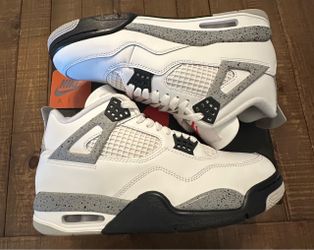 Jordan 4 Retro White Cement (2025) Mens size 9